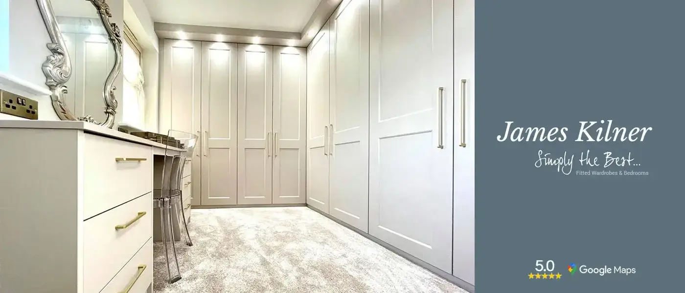 Cashmere-eclipse-hinged-wardrobe-dressing-room--walk-in-with-gold-handles-&-spotlights-fitted-in-Barnsley-slide